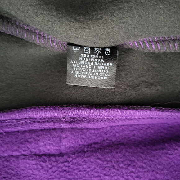 NFL Minnesota Vikings Men’s M 1/4 Zip Pullover Purple Football Waffle Knit NEW - Picture 16 of 16